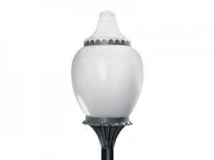 Светильник Лотос напольный, венчающий натиревый