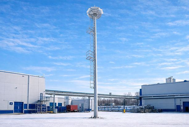 Мачта освещения ВМОН. <br />
Омский ПМЗ