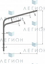 К9-2,0-2,5-1-1 кронштейн двухрожковый
